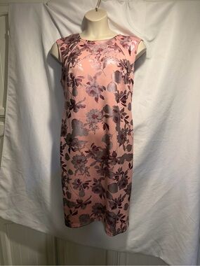 Thalia Sleeveless Pink Floral Maxi Dress